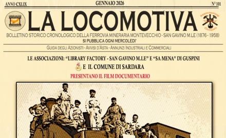 Visualizza la notizia: La Ferrovia Mineraria "Montevecchio - San Gavino M.le" - Presentazione Film documentario Visualizza la notizia: La Ferrovia Mineraria "Montevecchio - San Gavino M.le" - Presentazione Film documentario