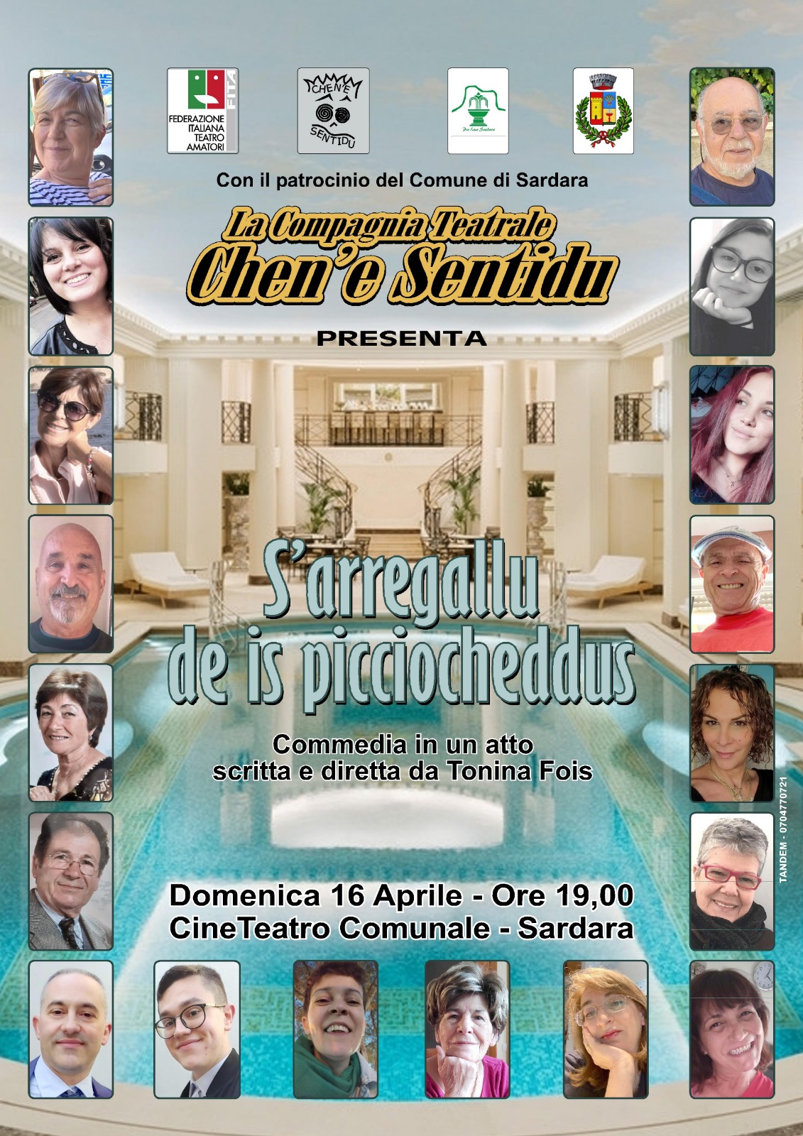 Visualizza la notizia: "S'arregallu de is picciocheddus" commedia in lingua sarda per chi vuole trascorrere un'ora in allegria, risate garantite. Visualizza la notizia: "S'arregallu de is picciocheddus" commedia in lingua sarda per chi vuole trascorrere un'ora in allegria, risate garantite.
