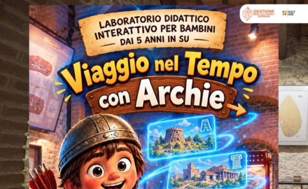 Visualizza la notizia: Laboratorio didattico interattivo per bambini" Viaggio nel tempo con Archie" Visualizza la notizia: Laboratorio didattico interattivo per bambini" Viaggio nel tempo con Archie"
