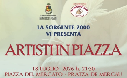 Visualizza la notizia: La Sorgente 2000 Vi presenta "Artisti in Piazza" Visualizza la notizia: La Sorgente 2000 Vi presenta "Artisti in Piazza"