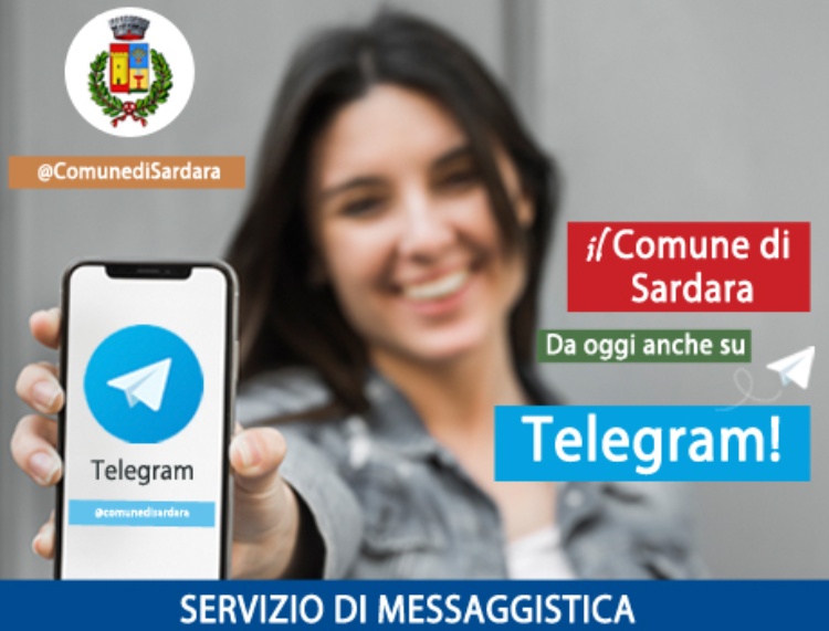 Il Comune di Sardara sbarca su Telegram! 
