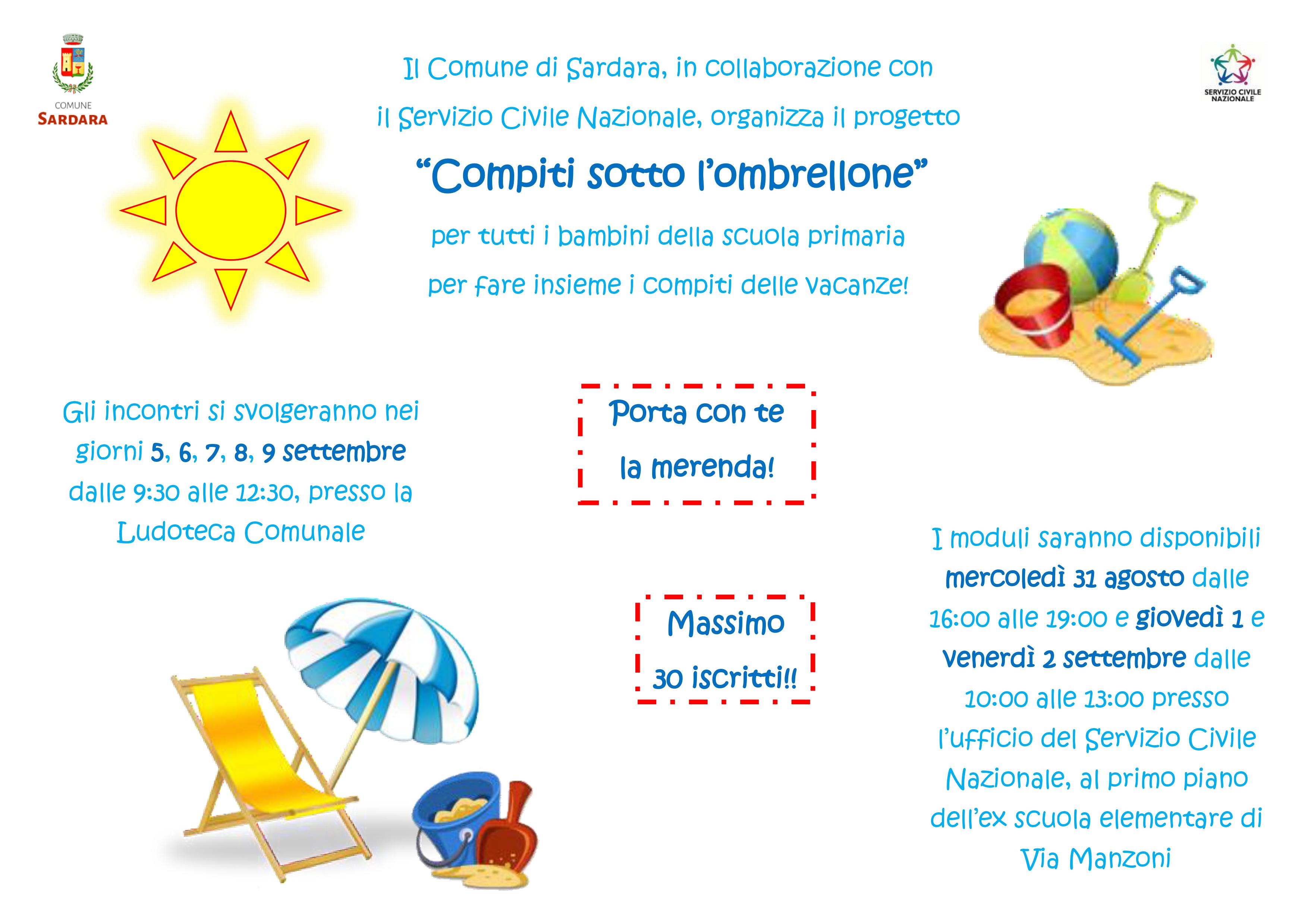 Visualizza la notizia: Compiti sotto l'ombrellone