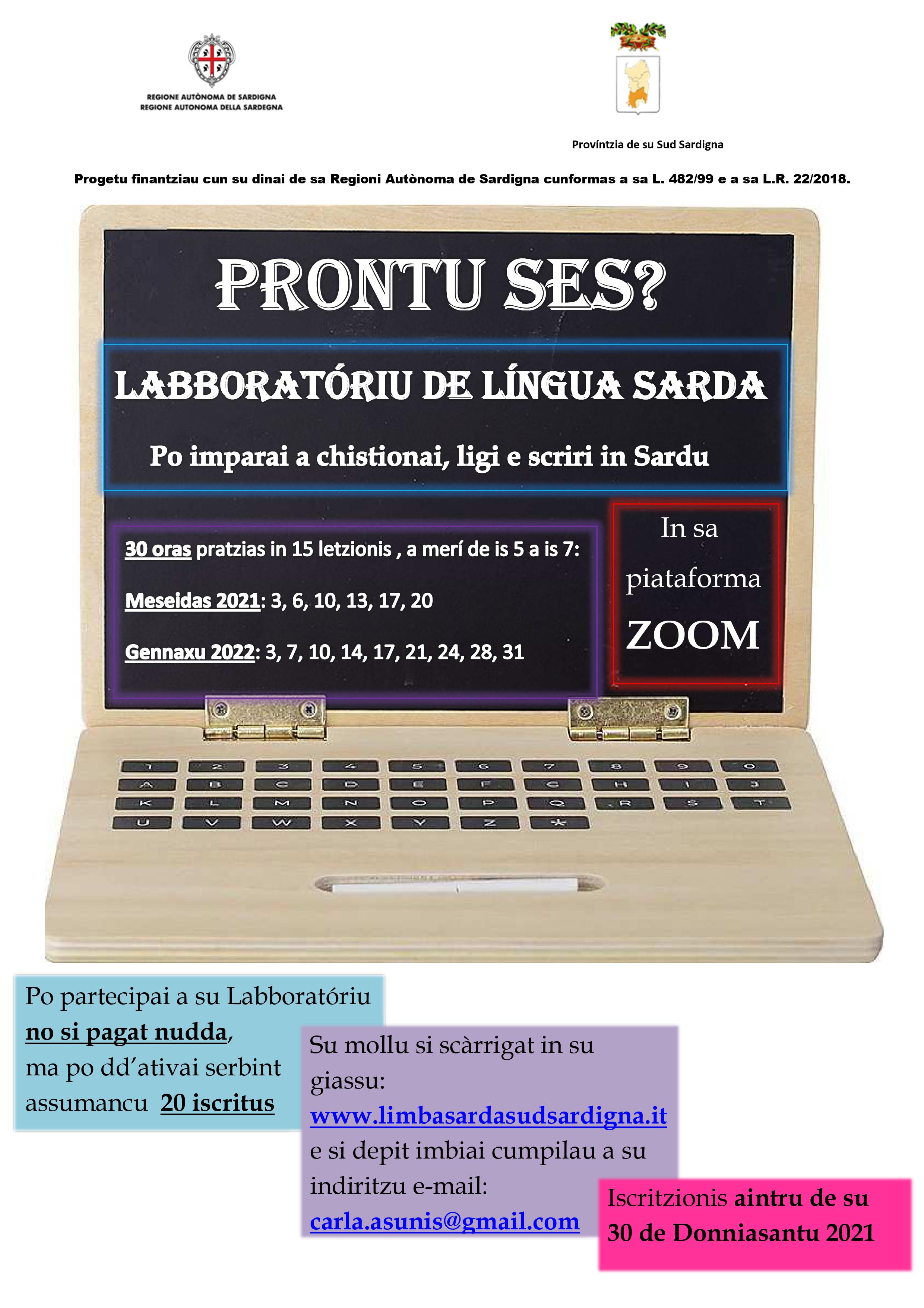 Visualizza la notizia: Prontu Ses? - Labboratòriu de Lìngua Sarda Visualizza la notizia: Prontu Ses? - Labboratòriu de Lìngua Sarda