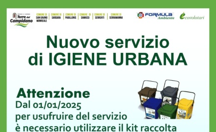 Visualizza la notizia: Servizio di Igiene Urbana Visualizza la notizia: Servizio di Igiene Urbana