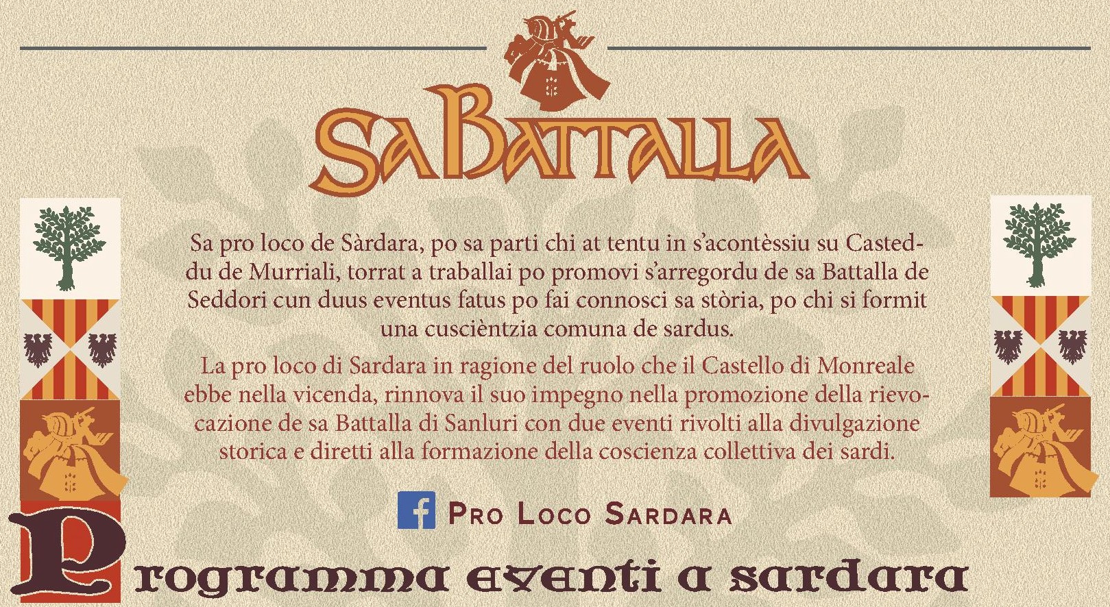 Visualizza la notizia: Rievocazione storica de Sa Batalla de Seddori in SARDARA