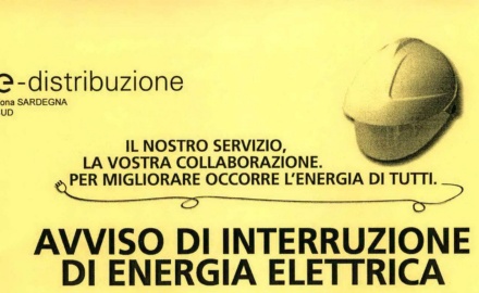 Visualizza la notizia: AVVISO DI INTERRUZIONE DI ENERGIA ELETTRICA