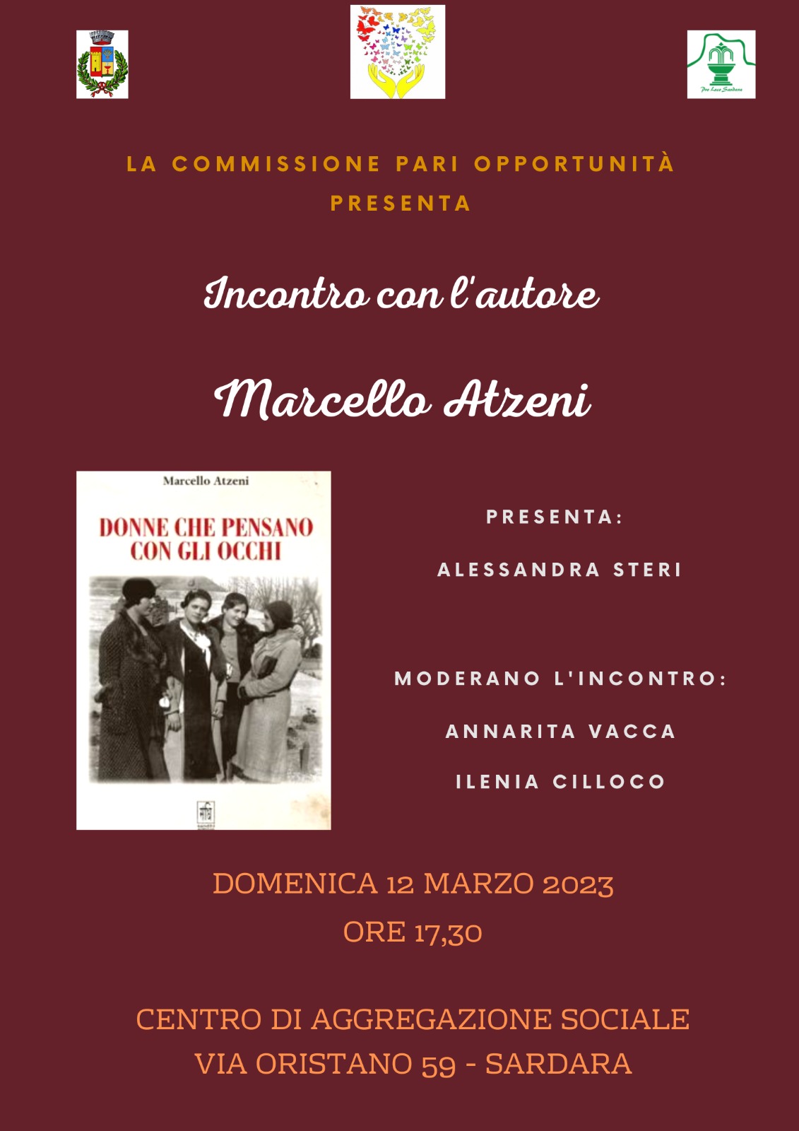 Visualizza la notizia: Presentazione del libro “Donne che pensano con gli occhi” – 12 marzo ore 17:30 Visualizza la notizia: Presentazione del libro “Donne che pensano con gli occhi” – 12 marzo ore 17:30