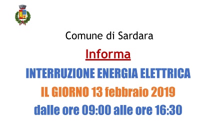 Visualizza la notizia: Interruzione energia elettrica Visualizza la notizia: Interruzione energia elettrica