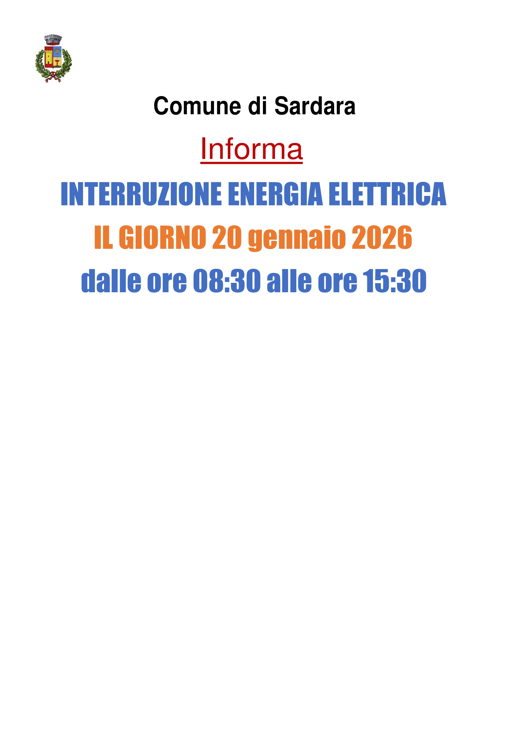 e-distribuzione 20 gennaio