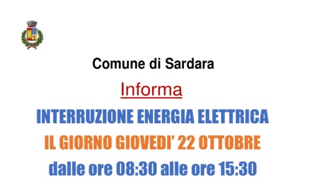 Visualizza la notizia: Avviso di interruzione di energia elettrica Visualizza la notizia: Avviso di interruzione di energia elettrica