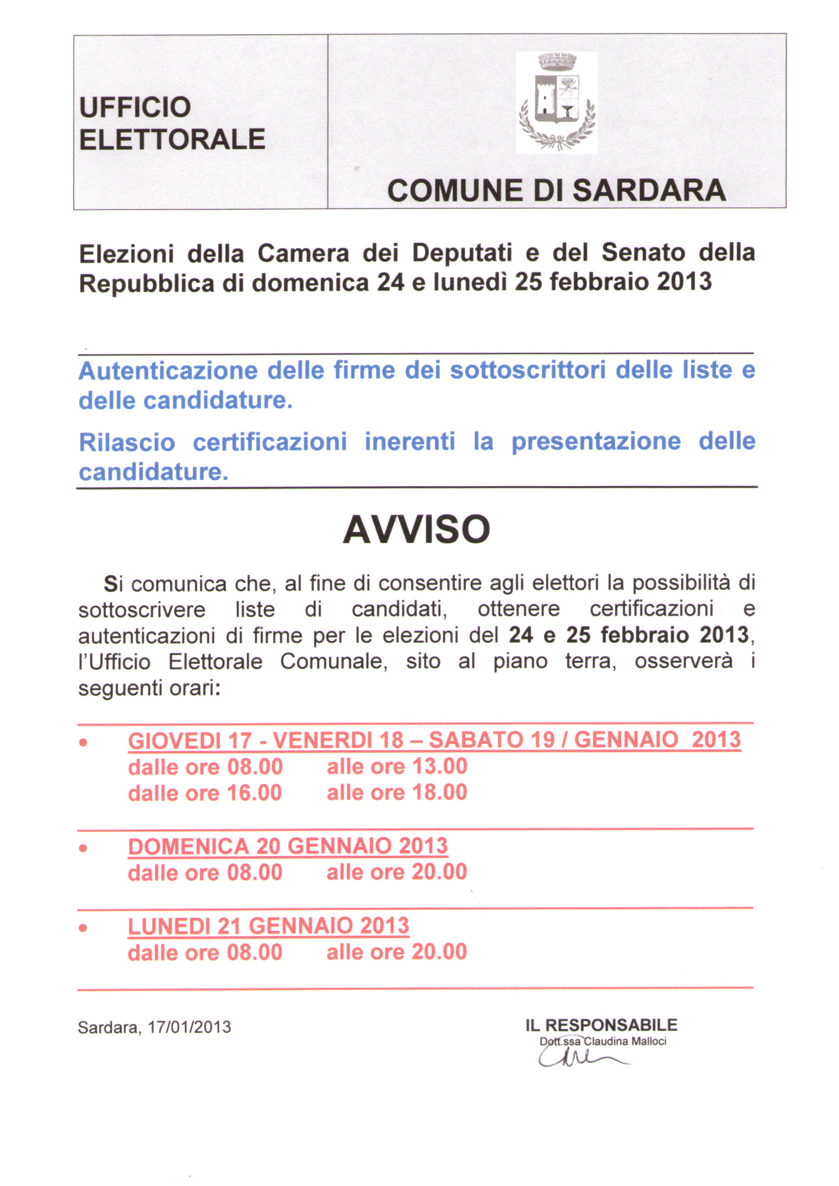 Visualizza la notizia: Elezioni della Camera dei Deputati e del Senato della Repubblica