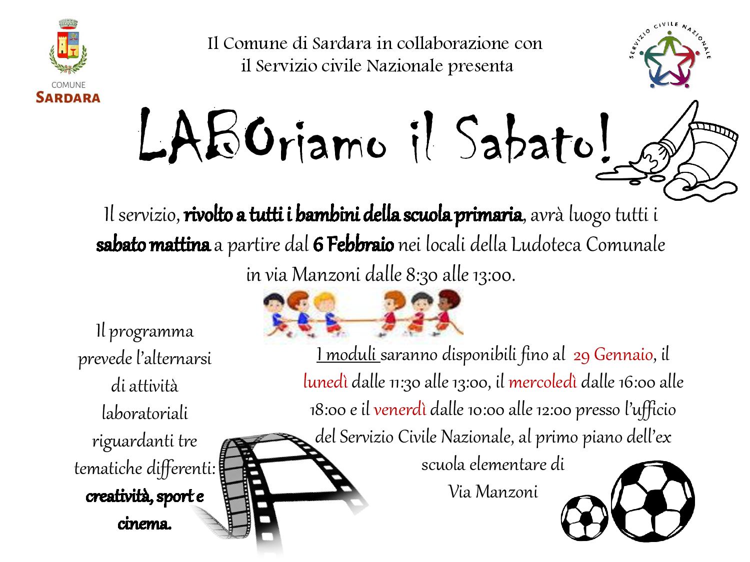 Visualizza la notizia: LABOriamo il Sabato!
