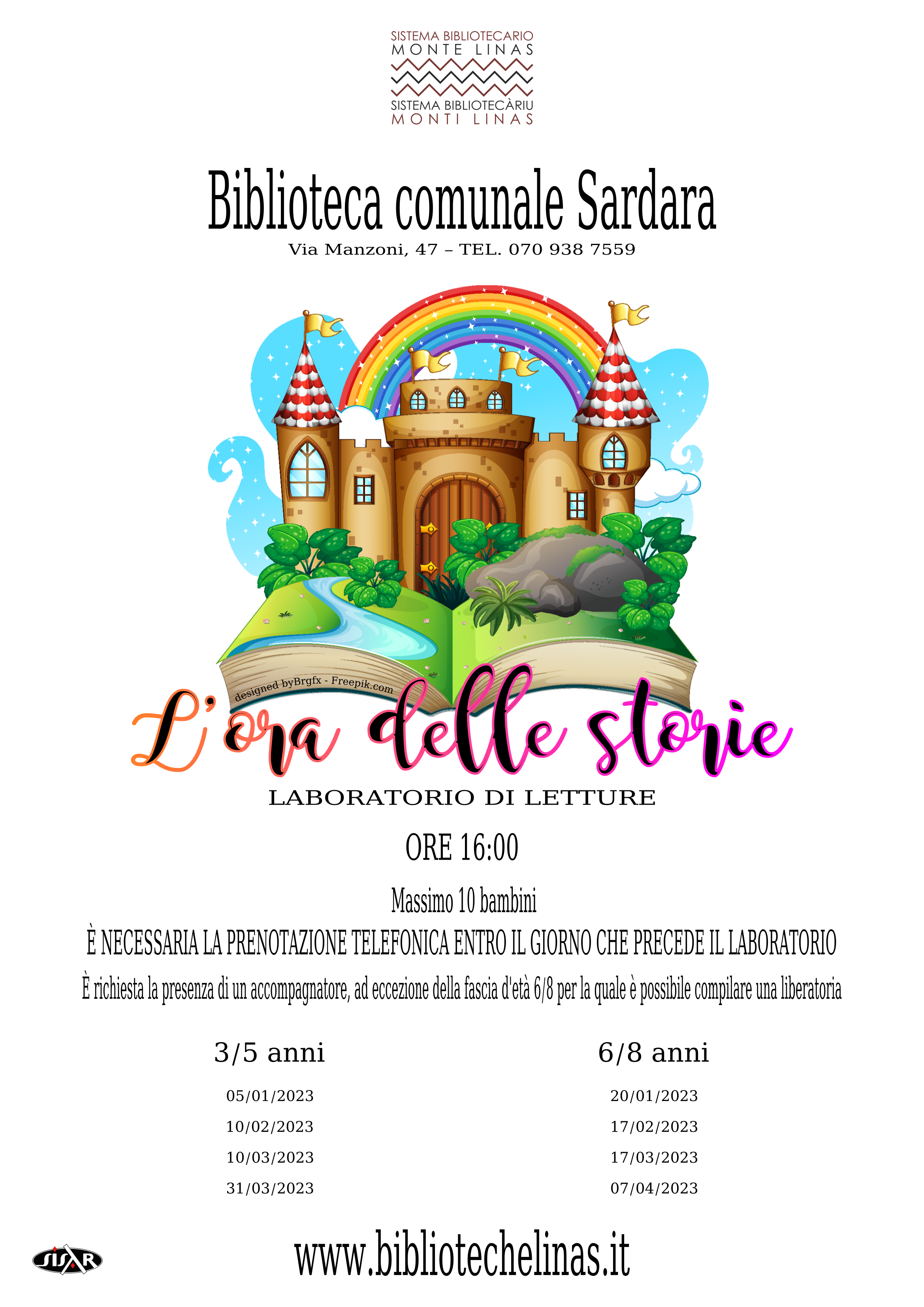 Visualizza la notizia: Biblioteca comunale di Sardara - Ora delle storie   