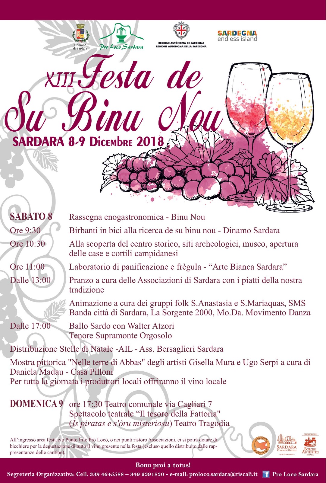 Visualizza la notizia: XIII Festa de Su Binu Nou