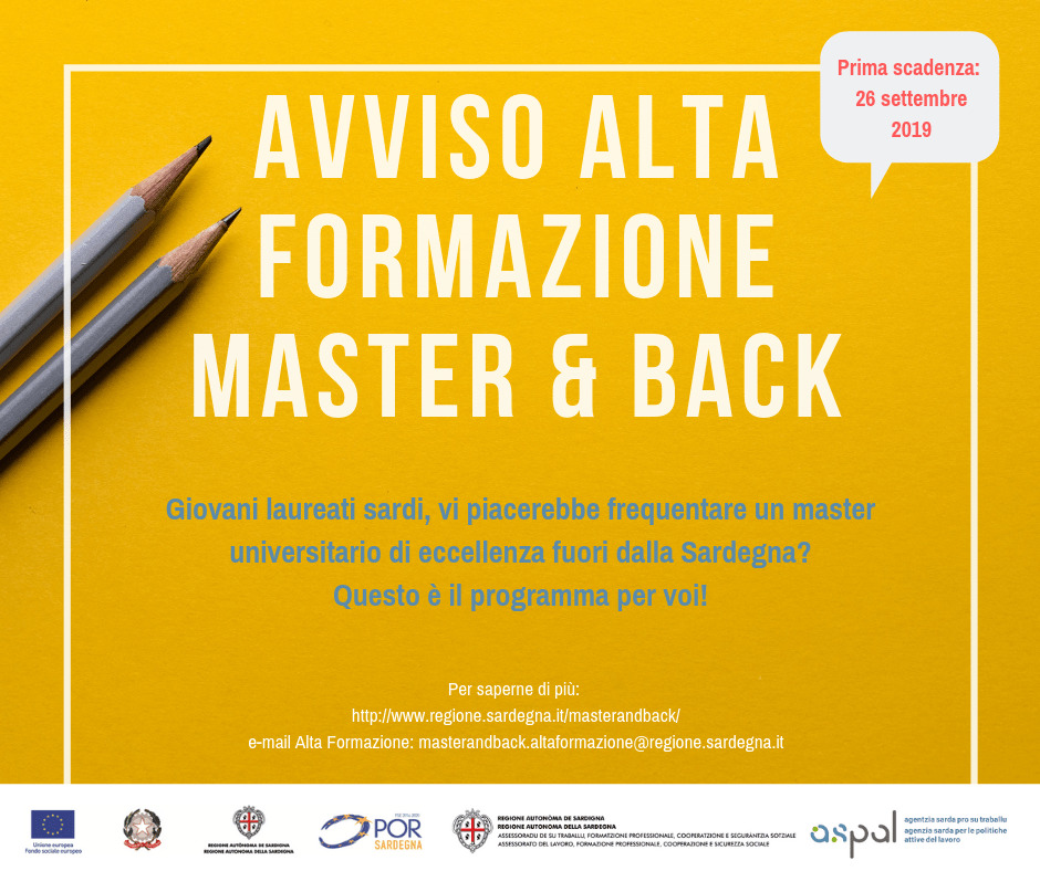 Visualizza la notizia: ASPAL - Master & Back - Alta Formazione