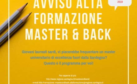 Visualizza la notizia: ASPAL - Master & Back - Alta Formazione Visualizza la notizia: ASPAL - Master & Back - Alta Formazione