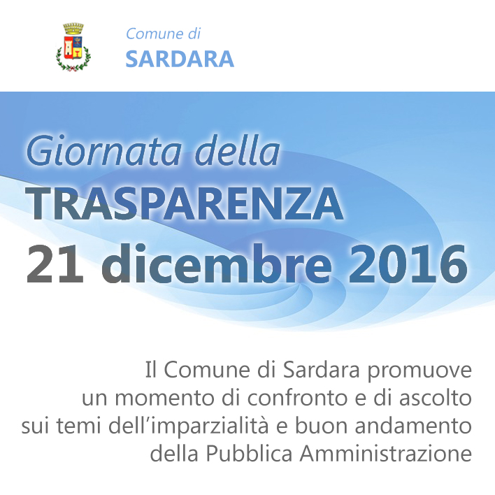 Visualizza la notizia: Giornata della Trasparenza 2016