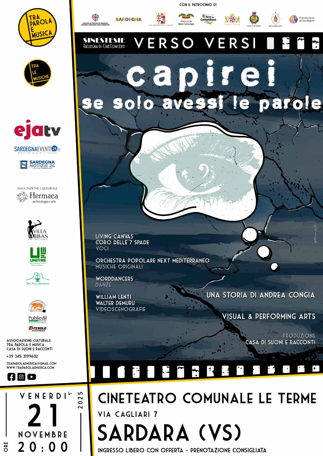 Visualizza la notizia: SINESTESIE Verso Versi - CAPIREI se solo avessi le parole