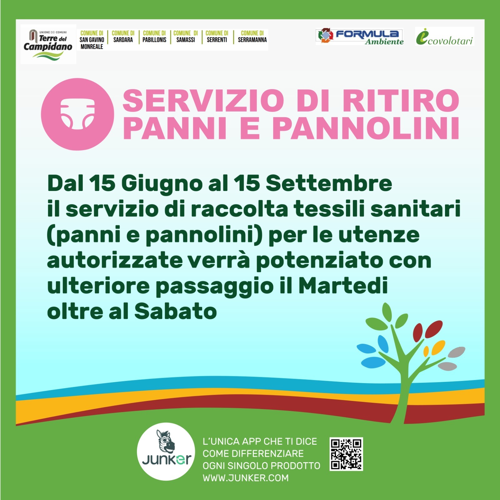 Visualizza la notizia: Potenziamento servizio di ritiro tessili sanitari Visualizza la notizia: Potenziamento servizio di ritiro tessili sanitari