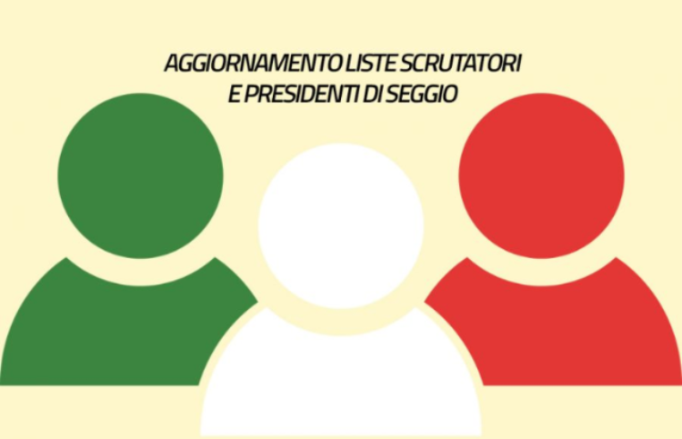 Aggiornamento Albo scrutatori e Albo presidenti di seggio elettorale