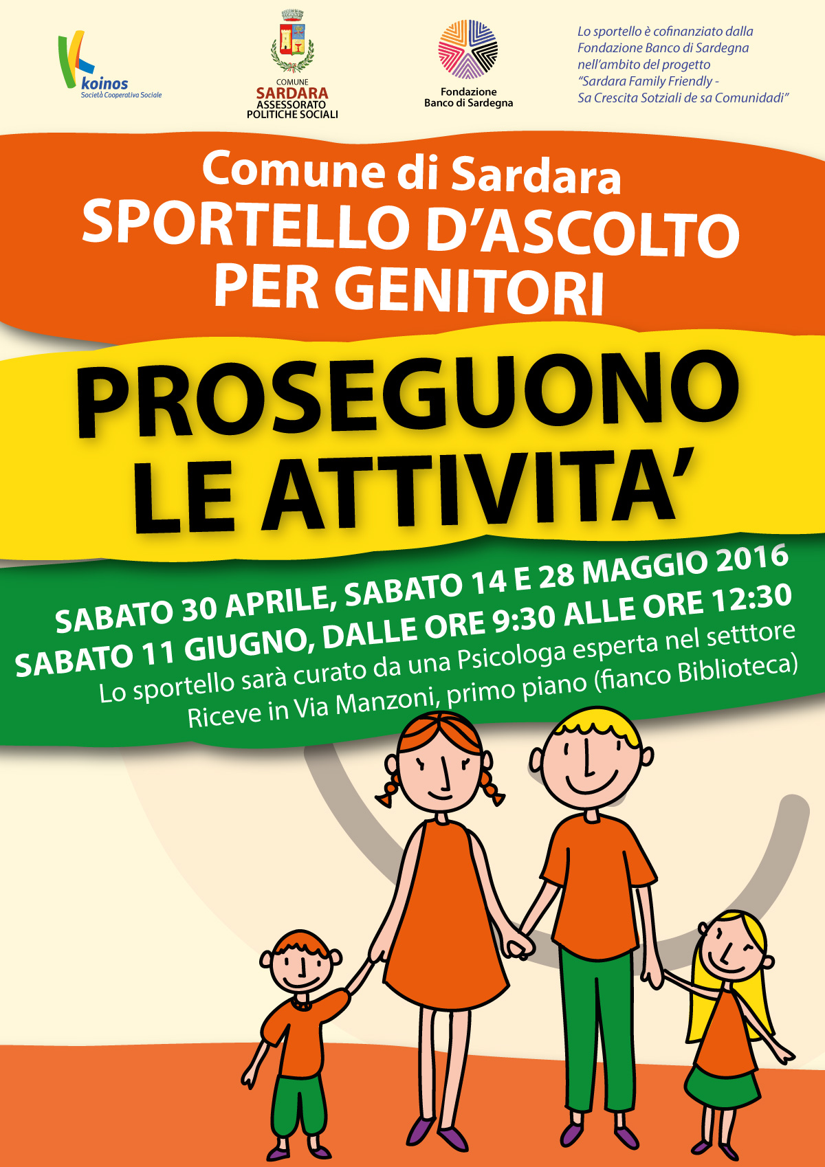 Visualizza la notizia: Sportello d'ascolto per Genitori
