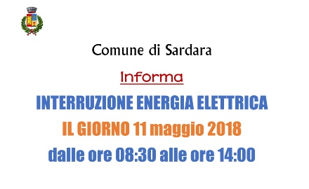 Visualizza la notizia: Interruzione energia elettrica Visualizza la notizia: Interruzione energia elettrica