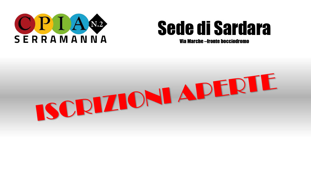 Visualizza la notizia: Il Centro Provinciale Istruzione Adulti, che ha sede a Sardara, ha riaperto le iscrizioni per il nuovo anno scolastico 2023/2024