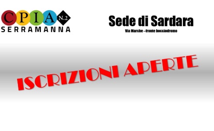 Visualizza la notizia: Il Centro Provinciale Istruzione Adulti, che ha sede a Sardara, ha riaperto le iscrizioni per il nuovo anno scolastico 2023/2024 Visualizza la notizia: Il Centro Provinciale Istruzione Adulti, che ha sede a Sardara, ha riaperto le iscrizioni per il nuovo anno scolastico 2023/2024