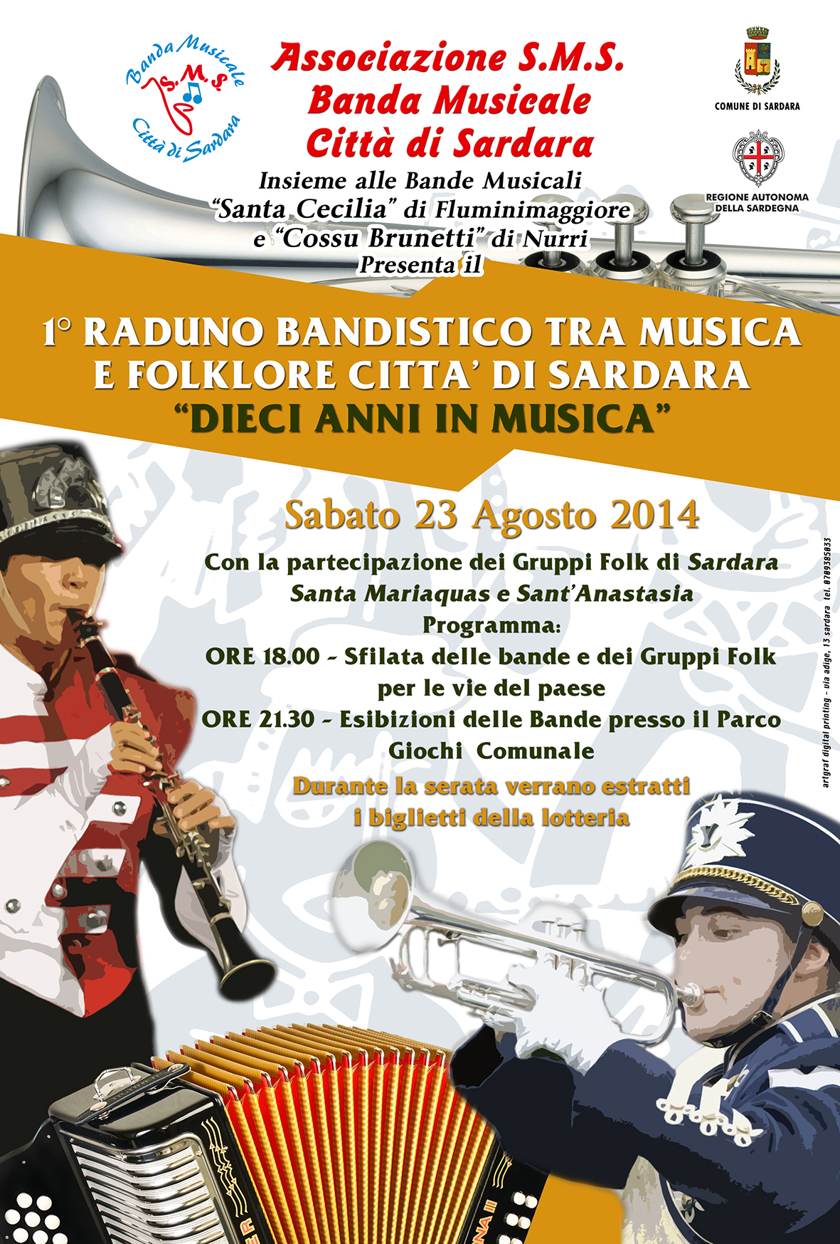 Visualizza la notizia: Banda Musicale Città di Sardara - 10 anni in musica 