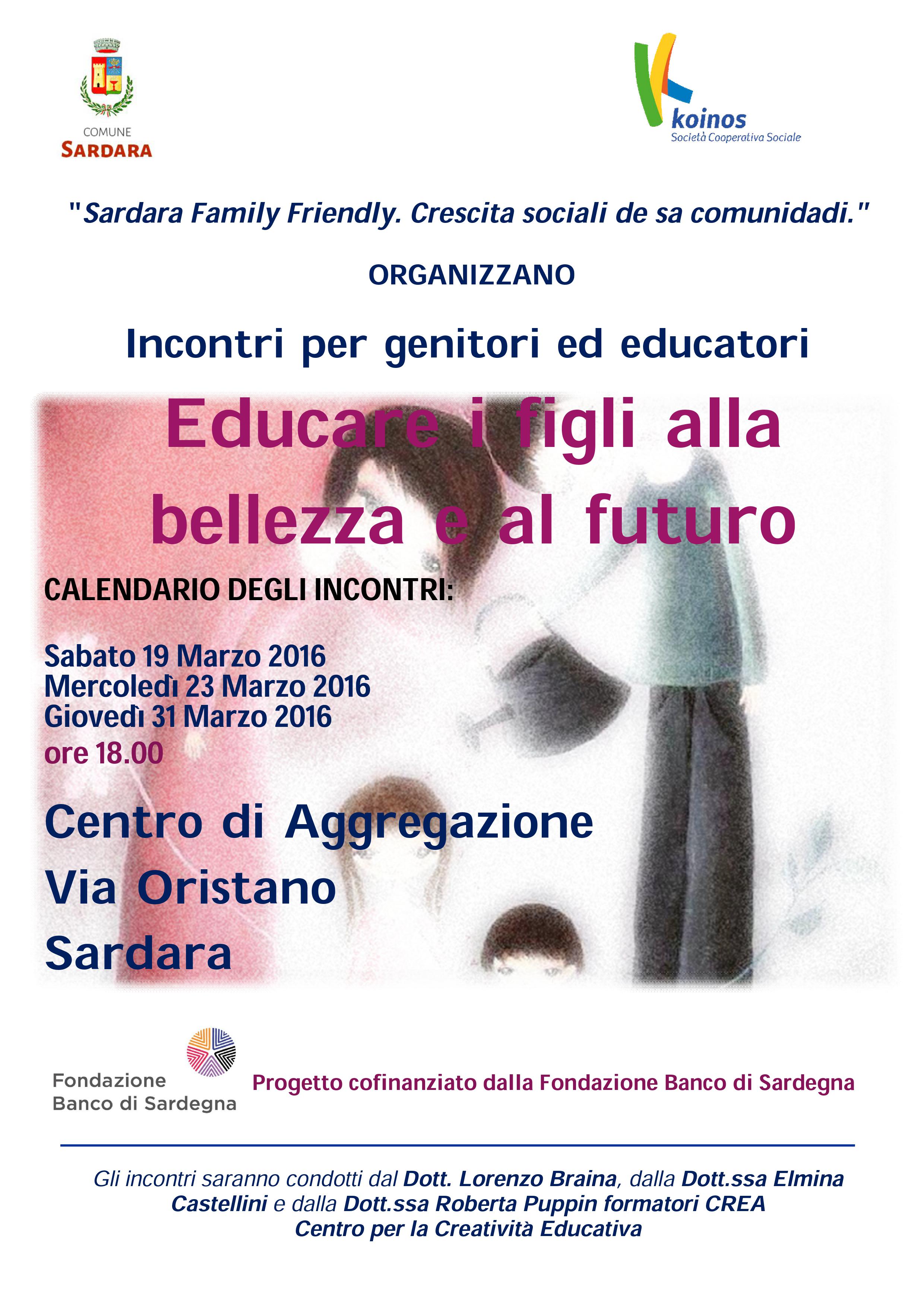 Visualizza la notizia: "Sardara Family Friendly. Crescita sociali de sa comunidadi."