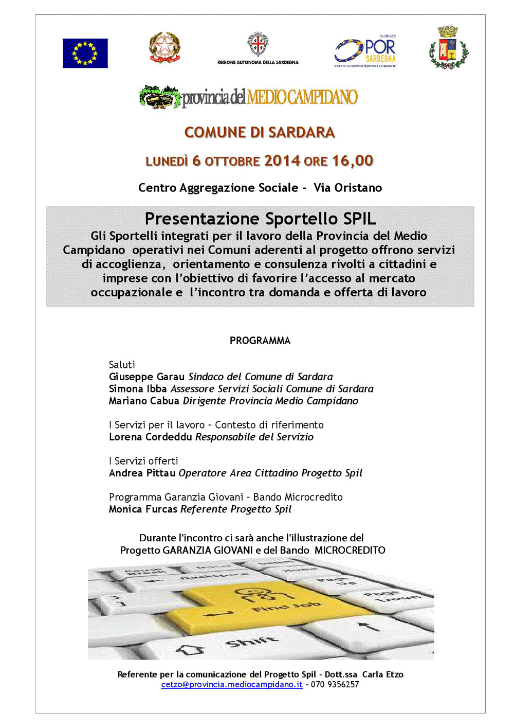 Visualizza la notizia: Presentazione Progetto SPIL